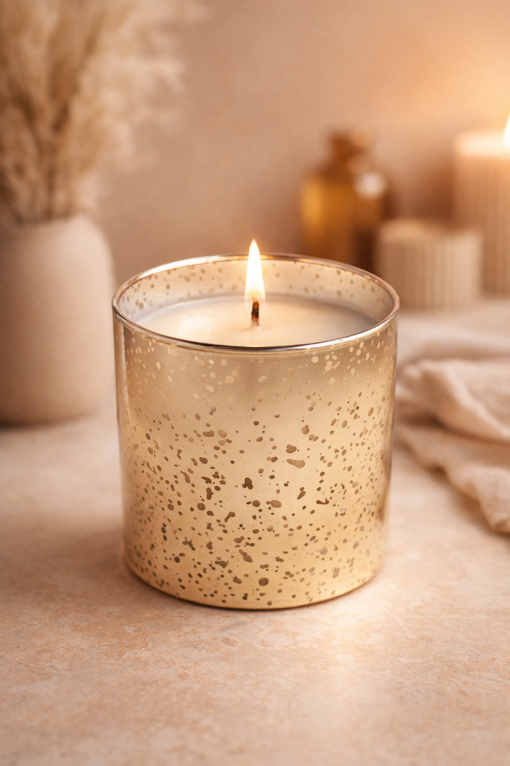 Gold Tumbler Candle