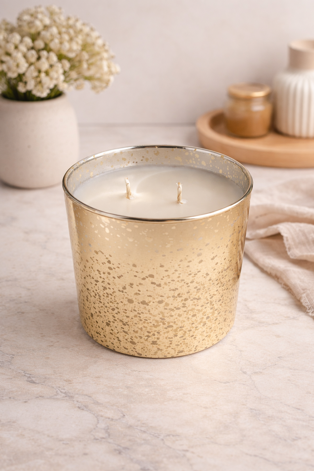 Speckled Gold Soy Candle